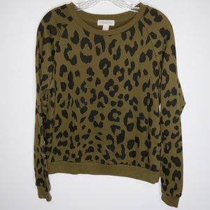 Leopard print sweatshirt